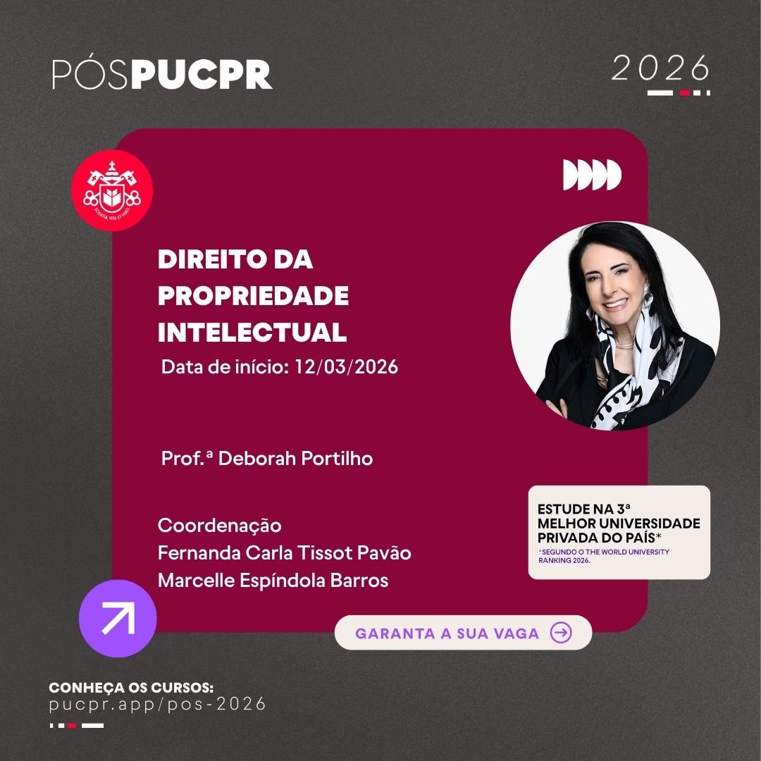 Direito da Propriedade Intelectual - PósPICPR-2026