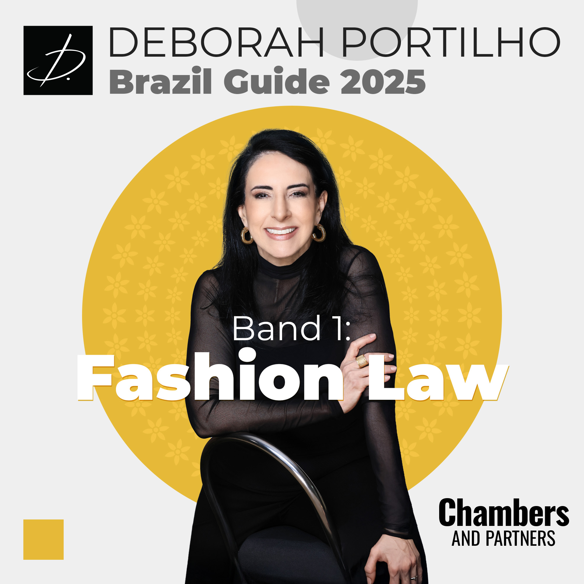 Ranked Band 1 - Fashion Law - Chambers 2025 - Deborah Portilho_v3
